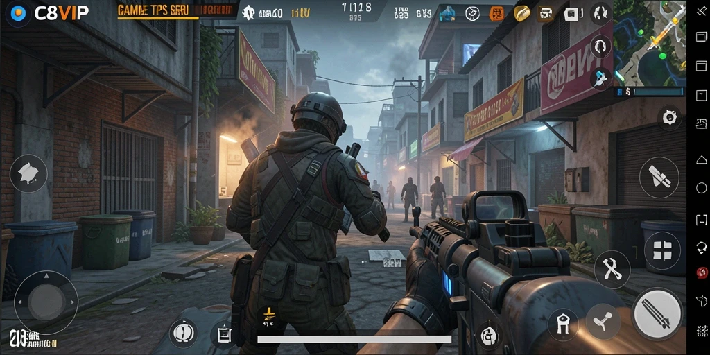 Gameplay intens C8VIP dengan aksi seru dan grafis menawan.