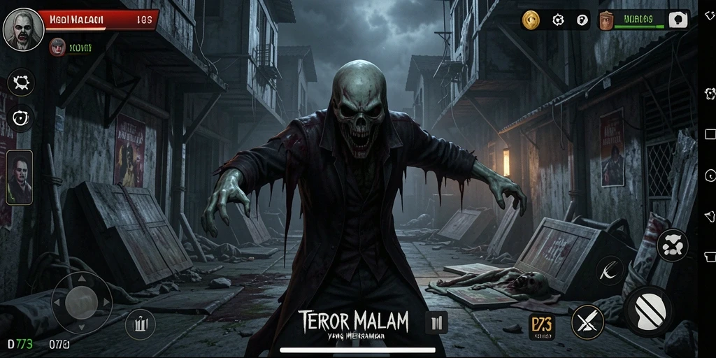 Tampilan menakutkan dari gameplay D73 yang memukau.