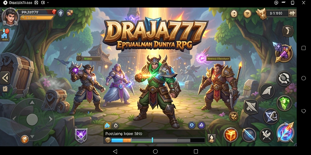 Tampilan gameplay DRAJA777 yang dinamis dan penuh aksi.