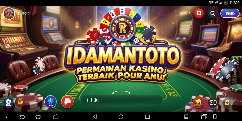 Tampilan gameplay Kasino yang seru dan menarik di IDAMANTOTO.