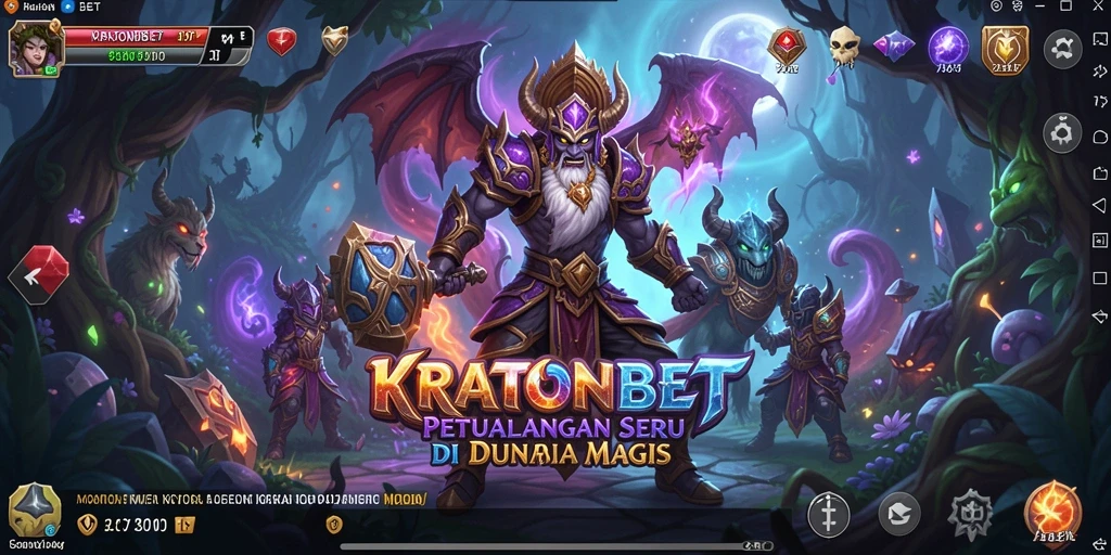 Tampilan gameplay seru dari KRATONBET yang penuh petualangan.