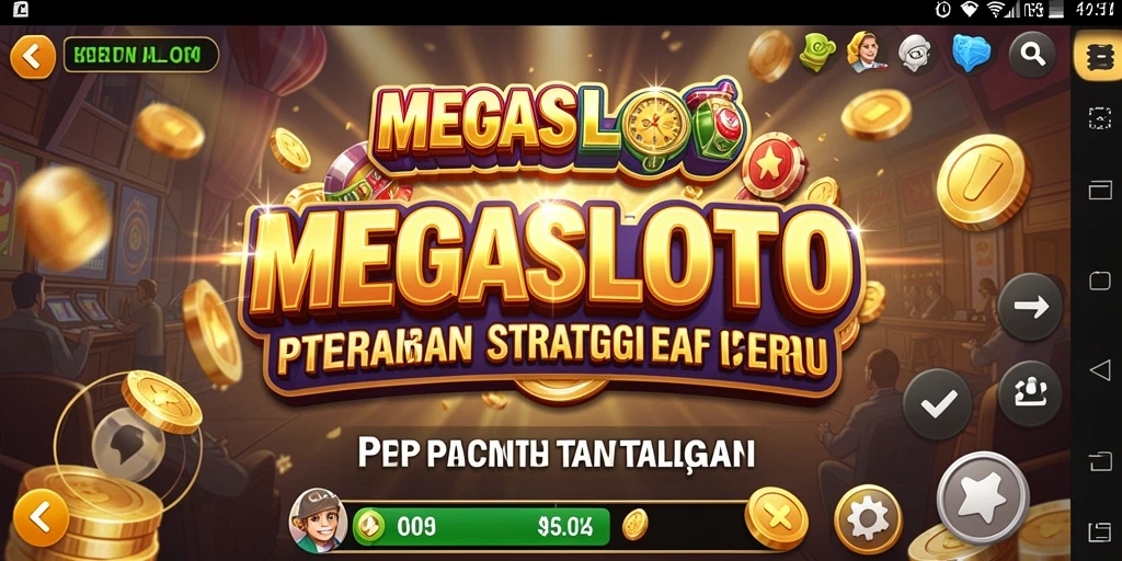 Tampilan gameplay menarik dari MEGASLOTO dengan tantangan strategi.