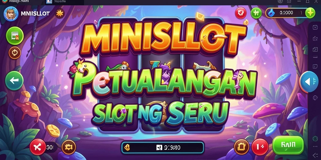 Tampilan gameplay MINISLOT dengan petualangan seru dan grafis yang indah.