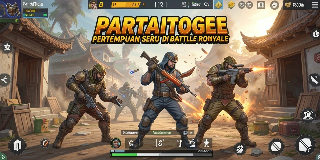 Tangkapan layar menampilkan aksi Battle Royale seru di PARTAITOGEL.